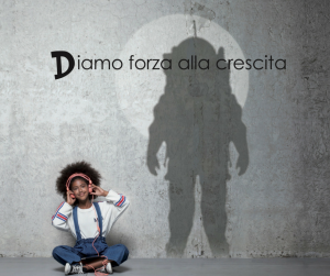 Bambina con sogno da astronauta - D3Base Junior